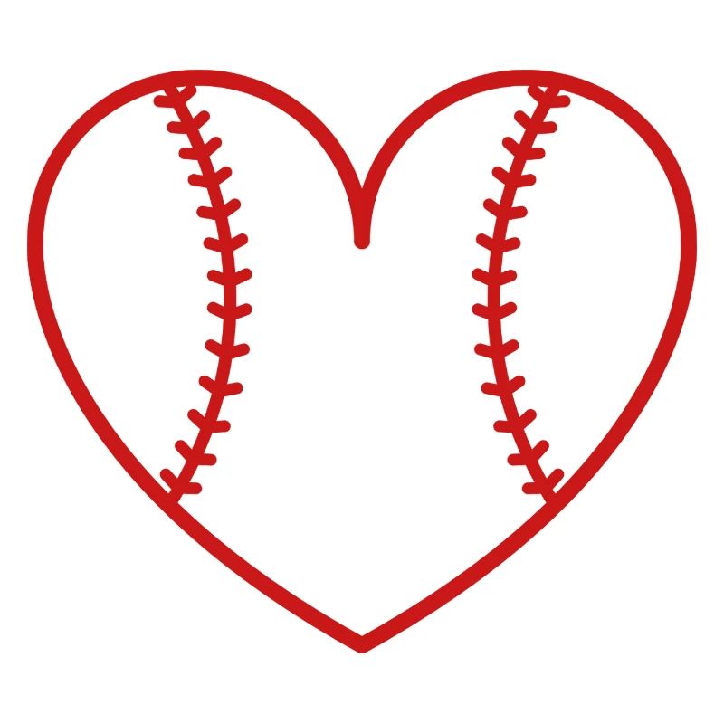 Cœur du baseball softball