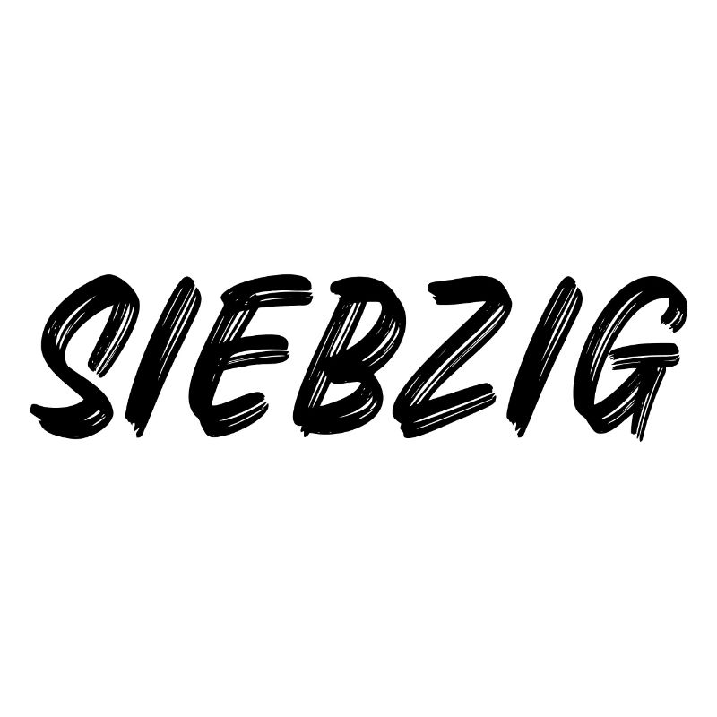 70 - Siebzig - 70. Geburtstag
