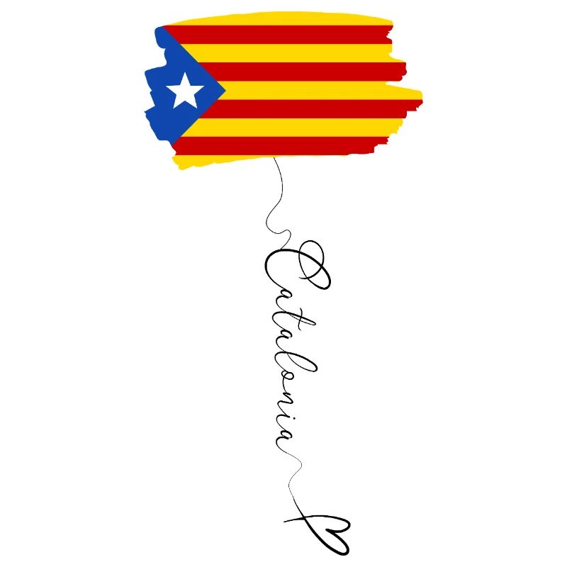 Drapeau Catalogne Indépendantiste Estelada Blava