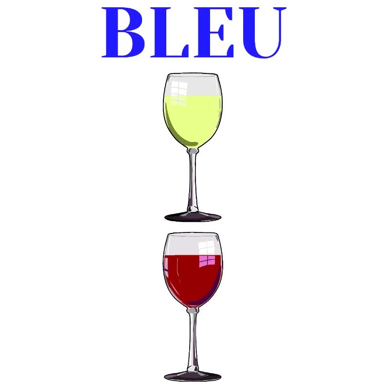 BLUE, WHITE, RED! (wine)