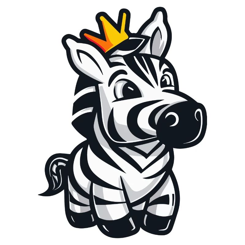 Zebra Comic Krone