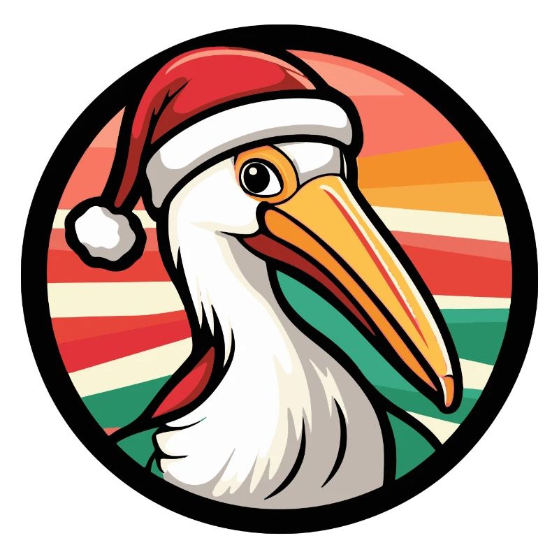 Pélican Oiseau Noël Noël