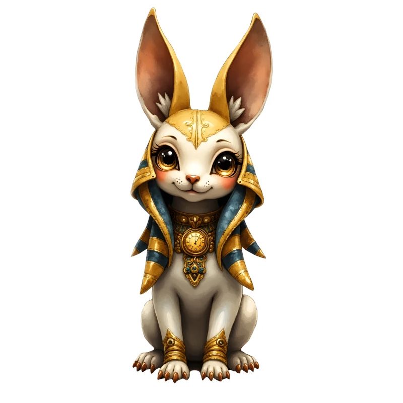 Warrior Rabbit in Golden Armor