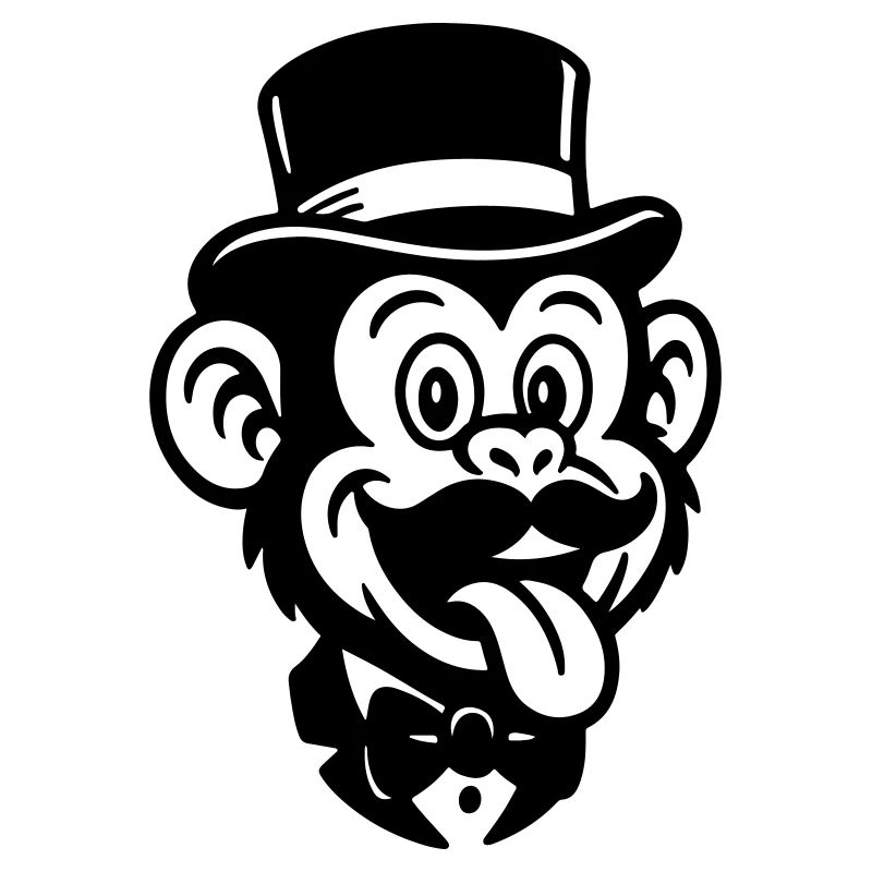 Affe Bräutigam Comic