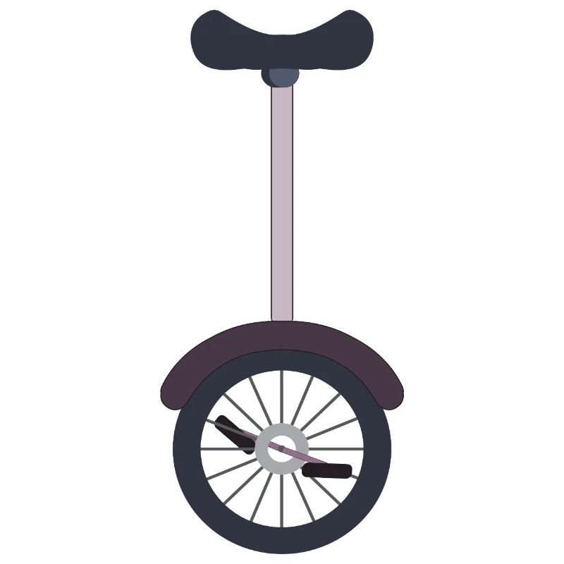 Einrad Einradfahrer