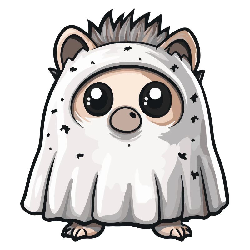 Igel Halloween Lustig Geist