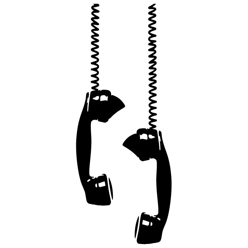 Telefonhörer Nostalgie Retro anrufen antik analog