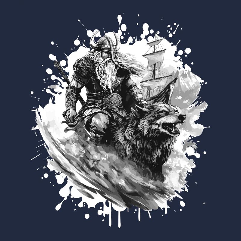 Wikinger Wolf Krieger Valhalla