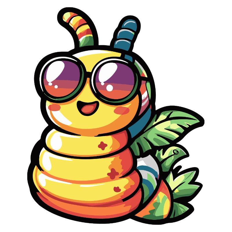 Wurm Comic Urlaub