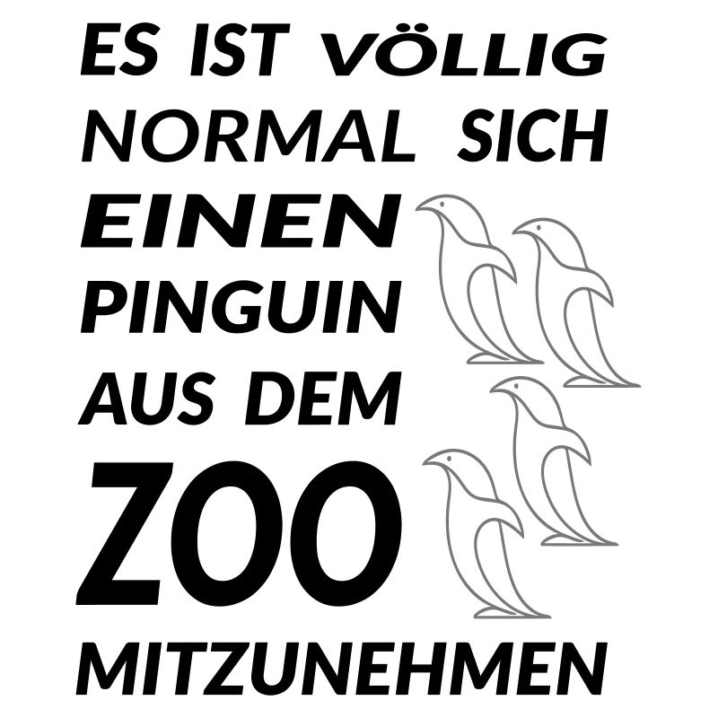 Pinguin aus dem Zoo - Vector Farben