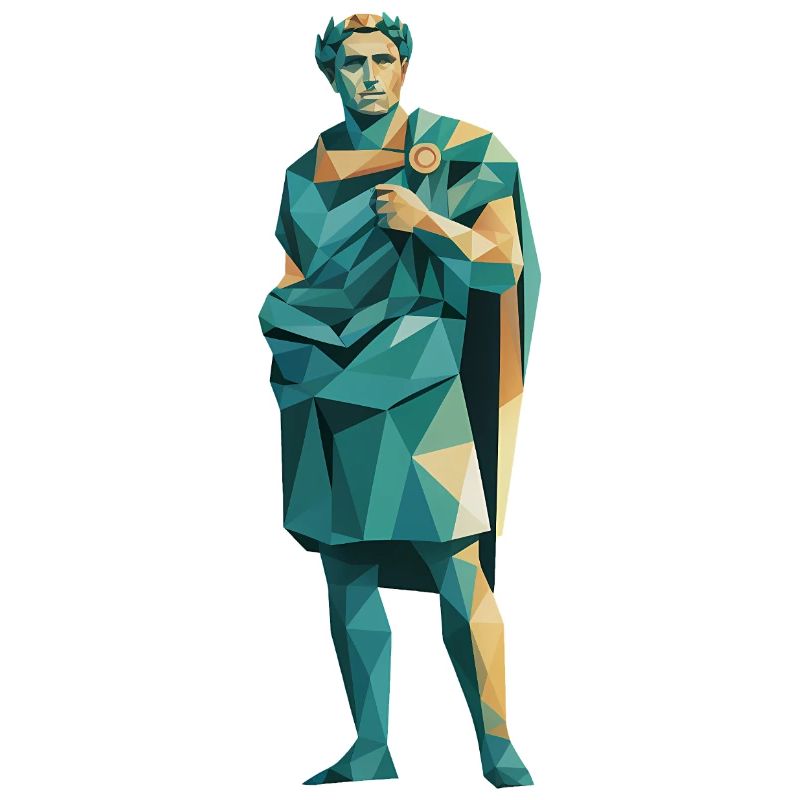 Caesar - Cool History Logo