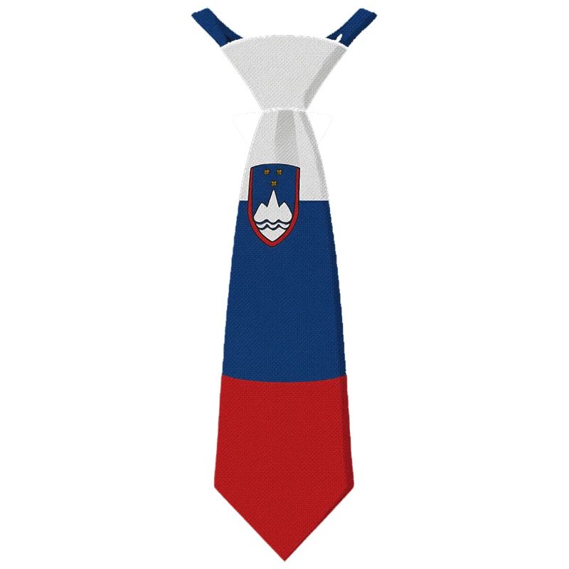 Cravate Slovénie – Conception du drapeau