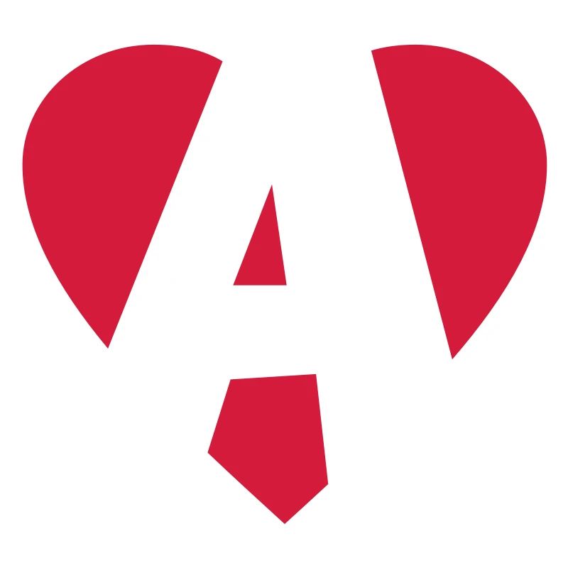Heart A - I love A