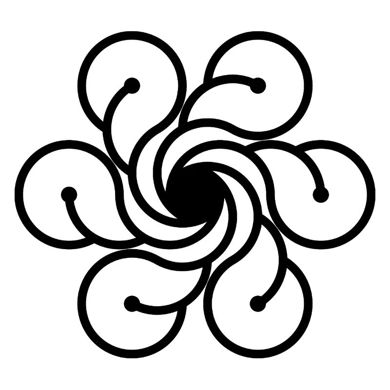 Vortex de fleur cosmique