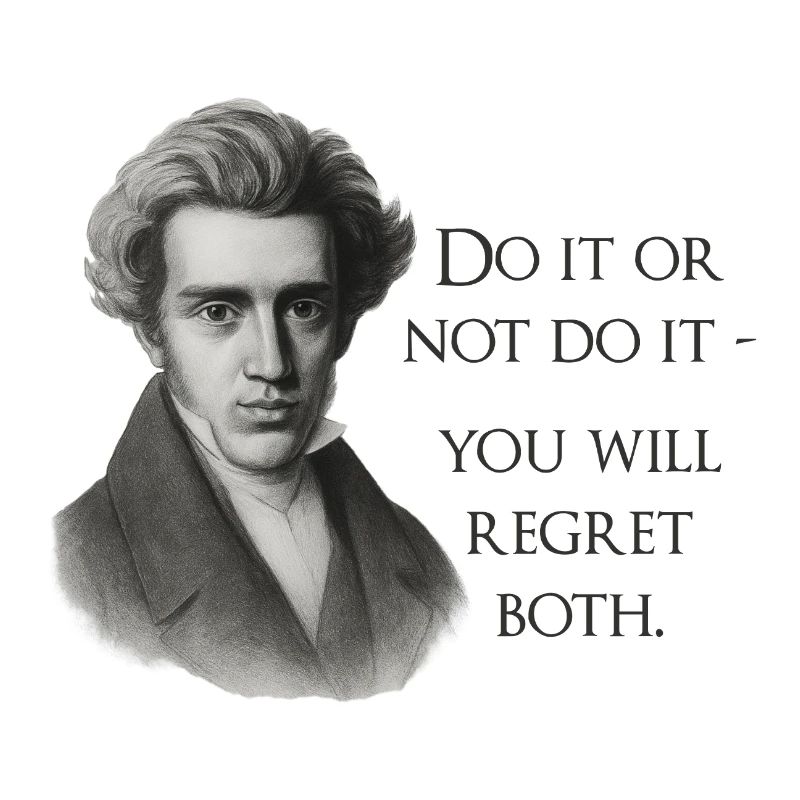 Citation de Kierkegaard : Faites-le ou ne le faites pas
