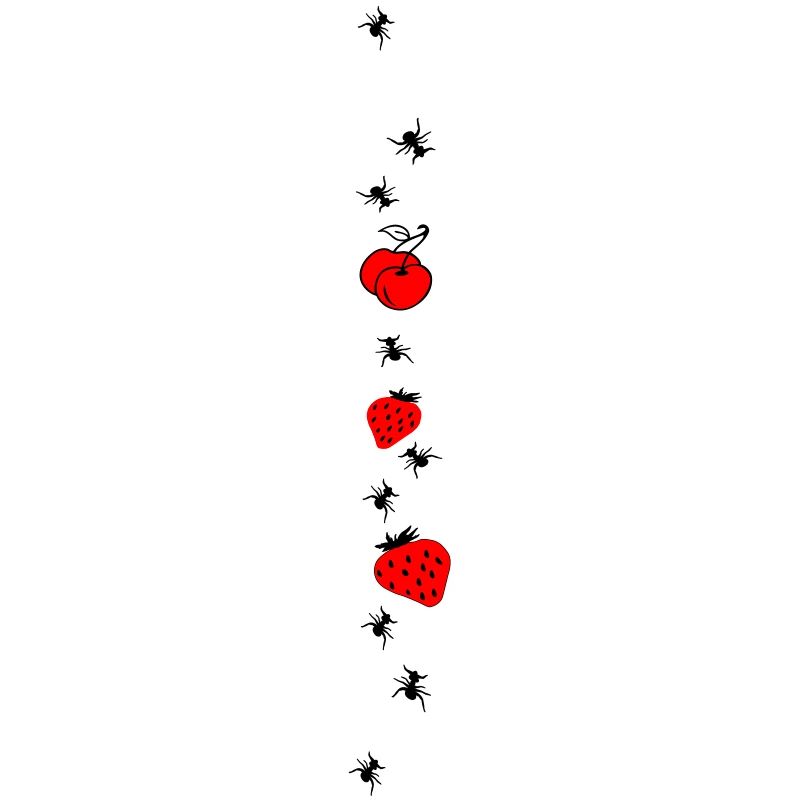 Strawberries Fruit Ants