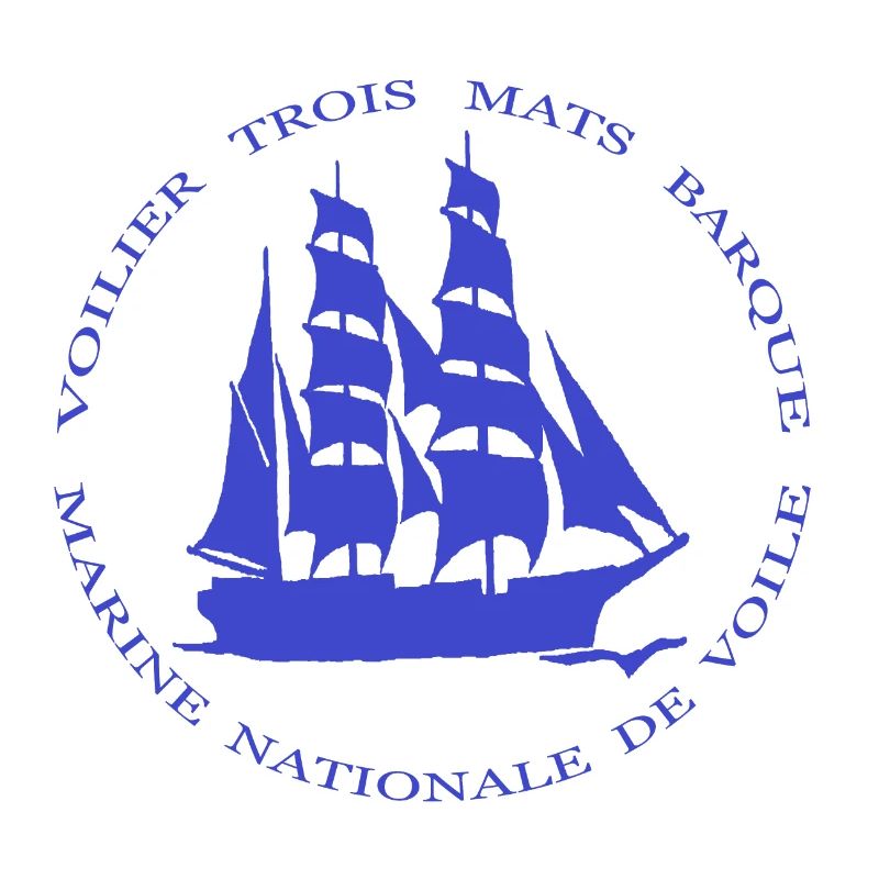 SAILBOAT THREE MASTS FRENCH NAVY CREA RUNEMBERG