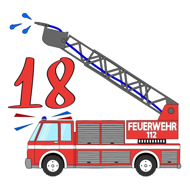 Feuerwehrauto 18. Geburtstag