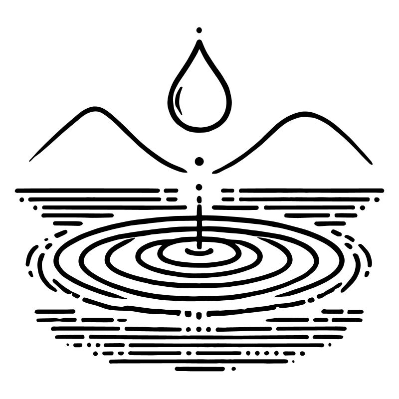 Water Drops & Waves – Zen-Inspired