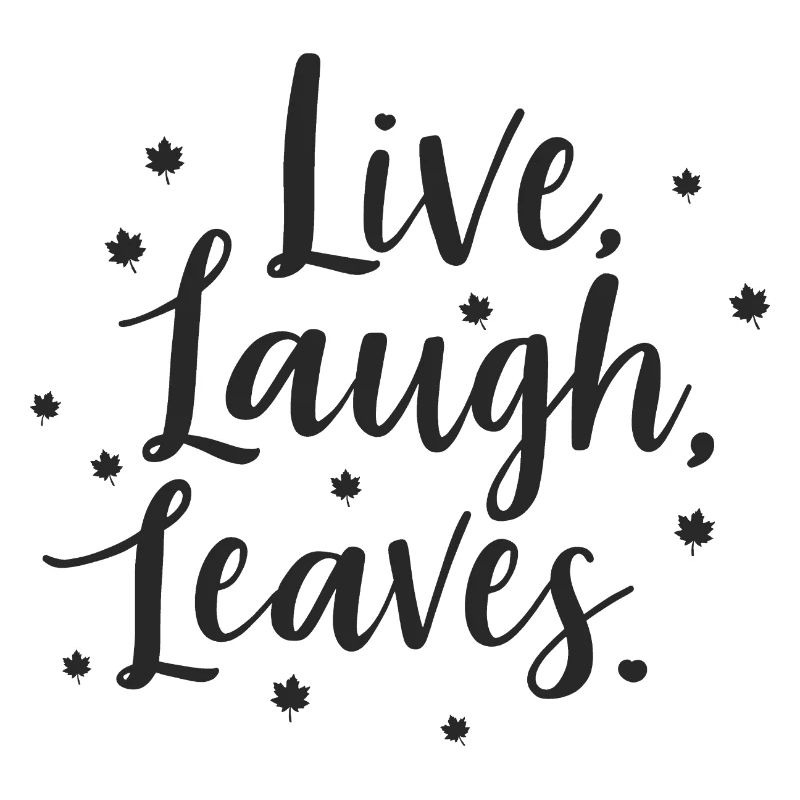 Leben Lachen Blätter Glücklich Herbst Ernte Herbst