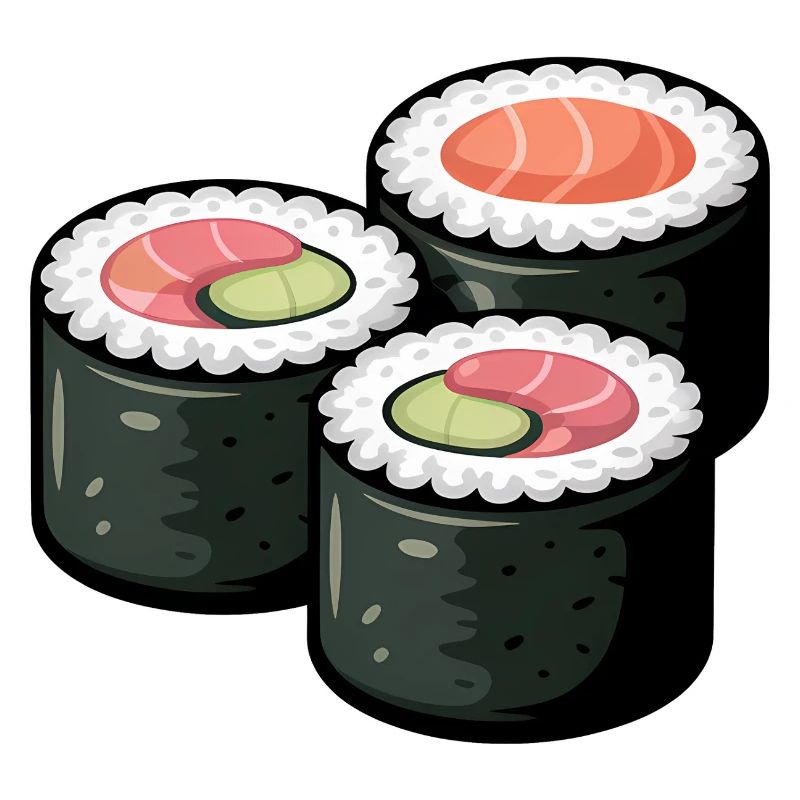 Sushi Rolle Süßer Feinschmecker