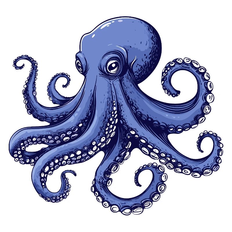 Meeresgeschmack Octopus Design