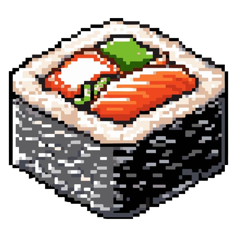Pixel Sushi Bento Art