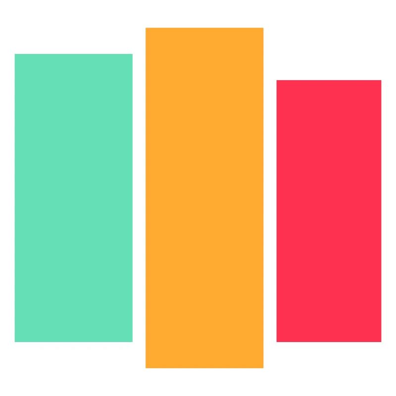 Tri Block Neon Palette