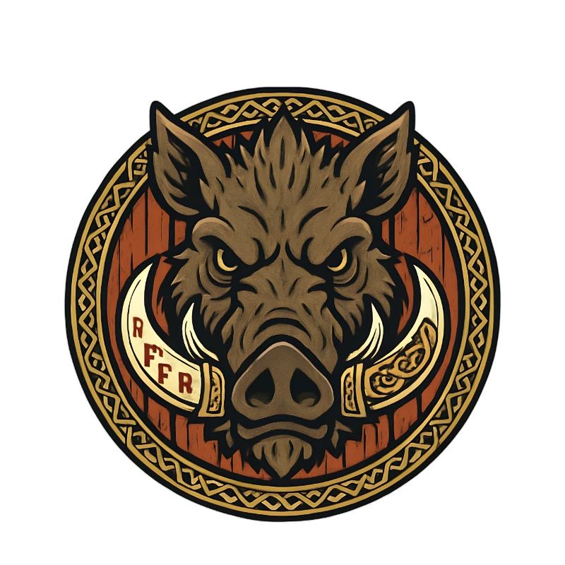 Viking Boar Emblem