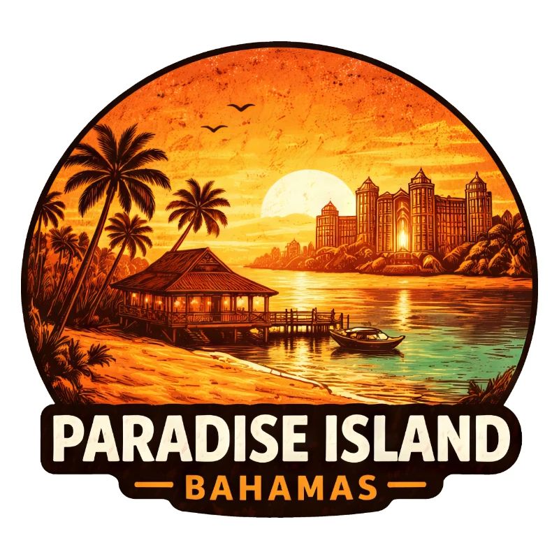 Paradise Island Bahamas Vacation Destination Sunset