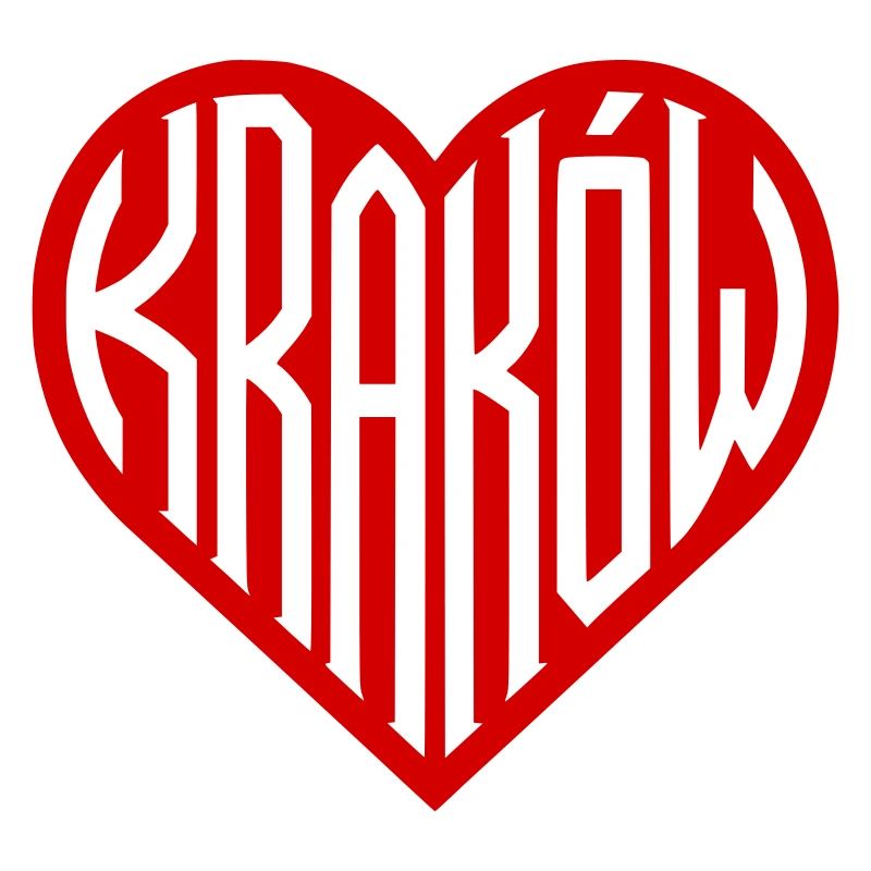 Krakow Herz Typografie