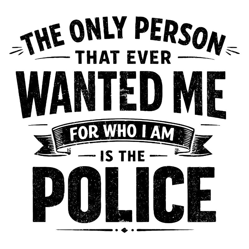 Humor. Die Polizei will mich so, wie ich bin.