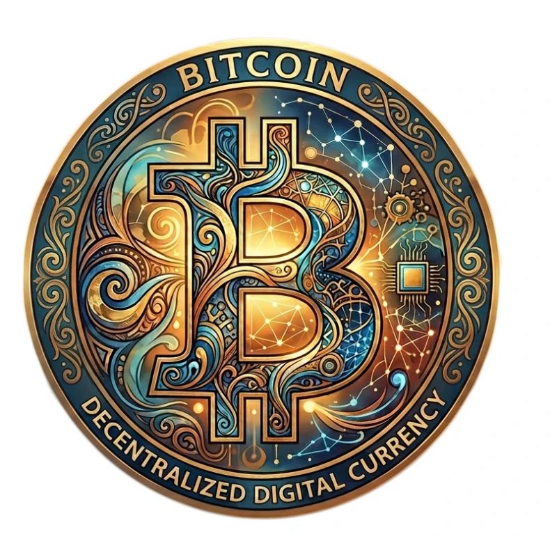 Ornamented Bitcoin Seal