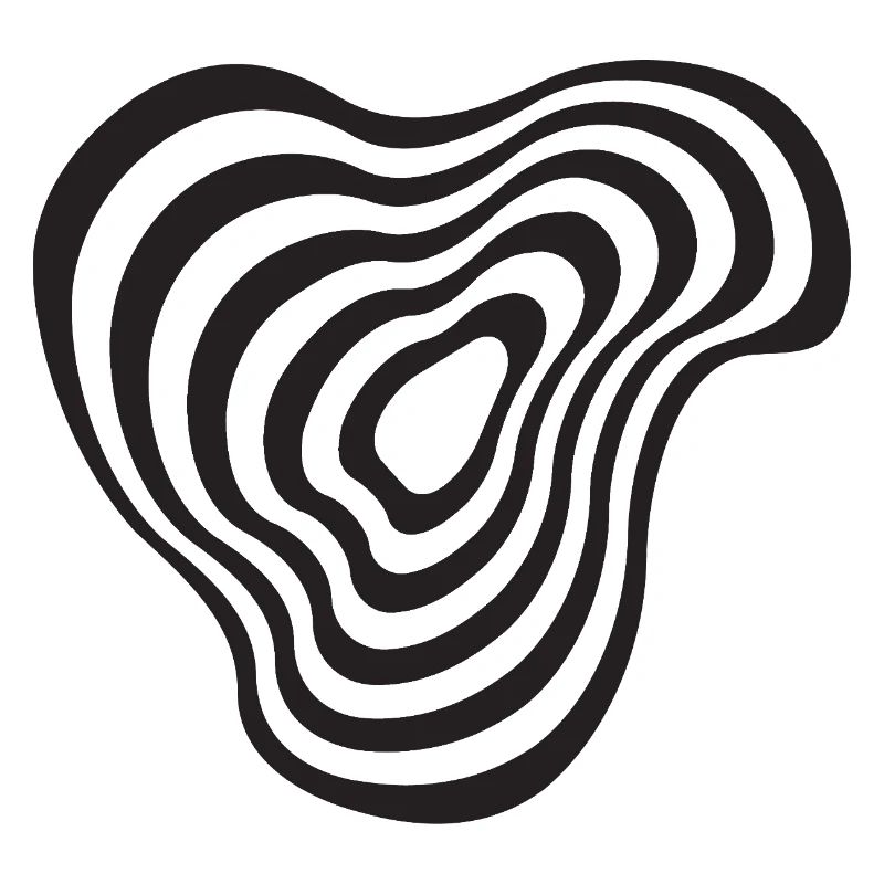 Teil abstrakter Linienformgestaltung