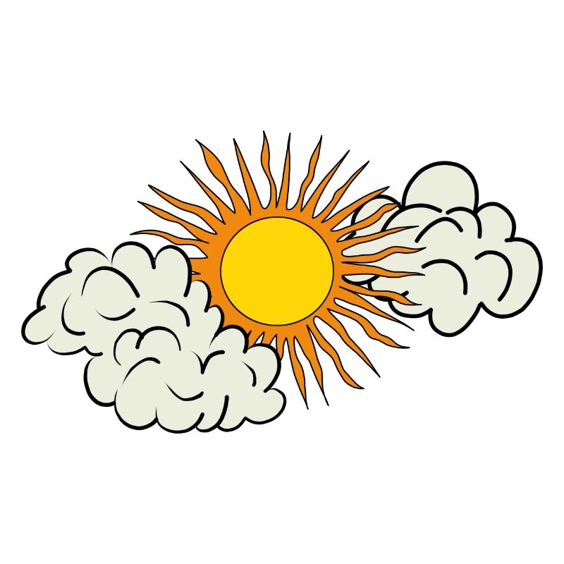 Nuages de soleil Retrostyle