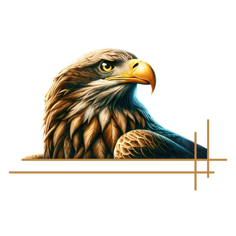 Aigle de mer majestueux