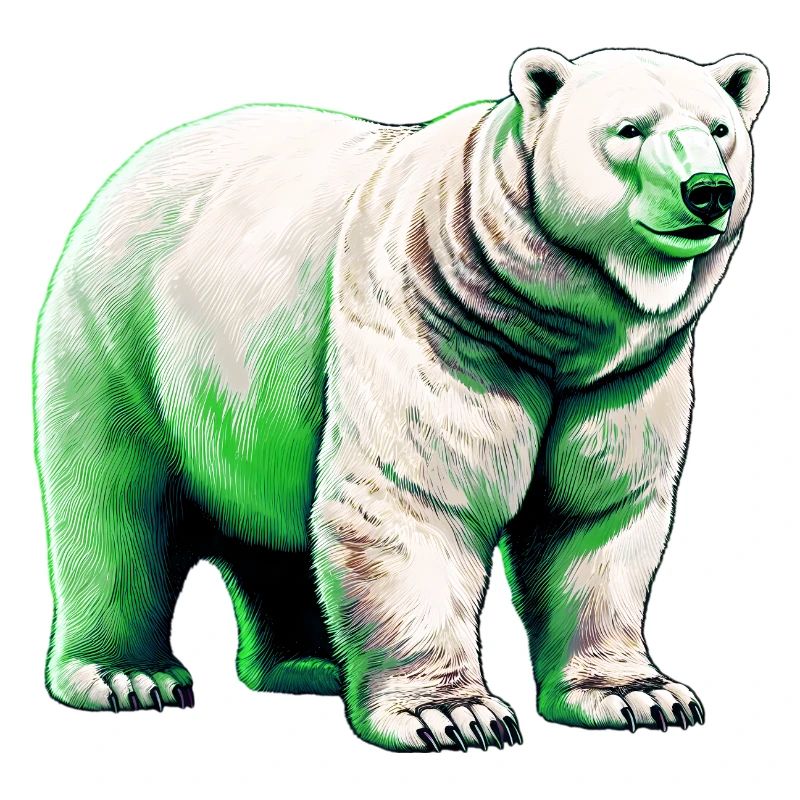 Weißer Eisbär