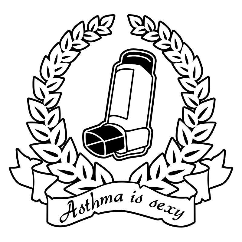 Asthma ist sexy – Nerd Flirt Spruch & Geschenk