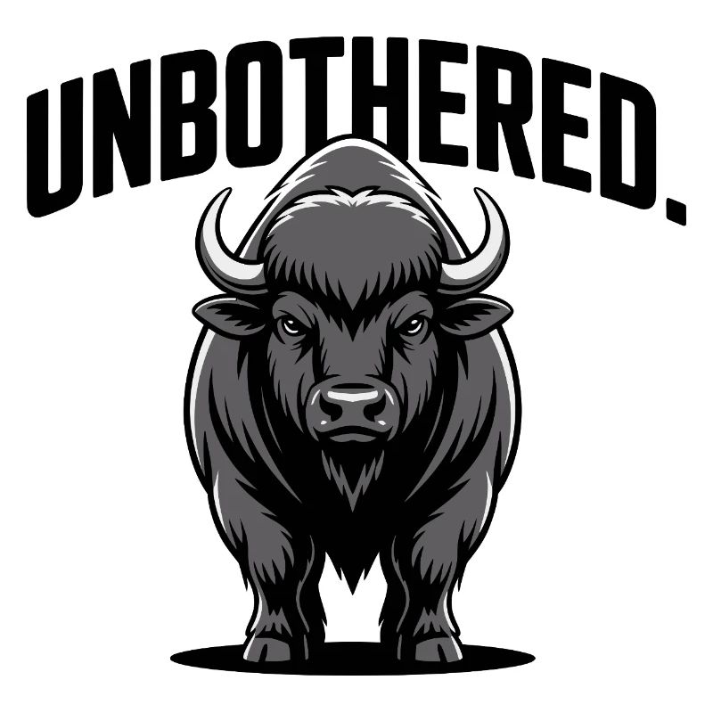 Emblème du taureau indifférent