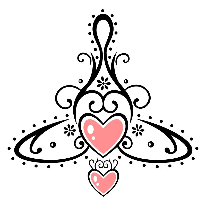Symbole celtique, mère avec deux enfants.