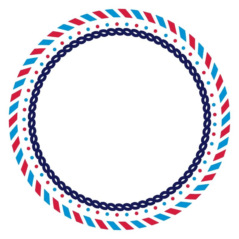 A round frame