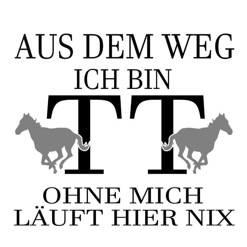 Tuniertrottel ich mach hier alles - Pferd Rappe