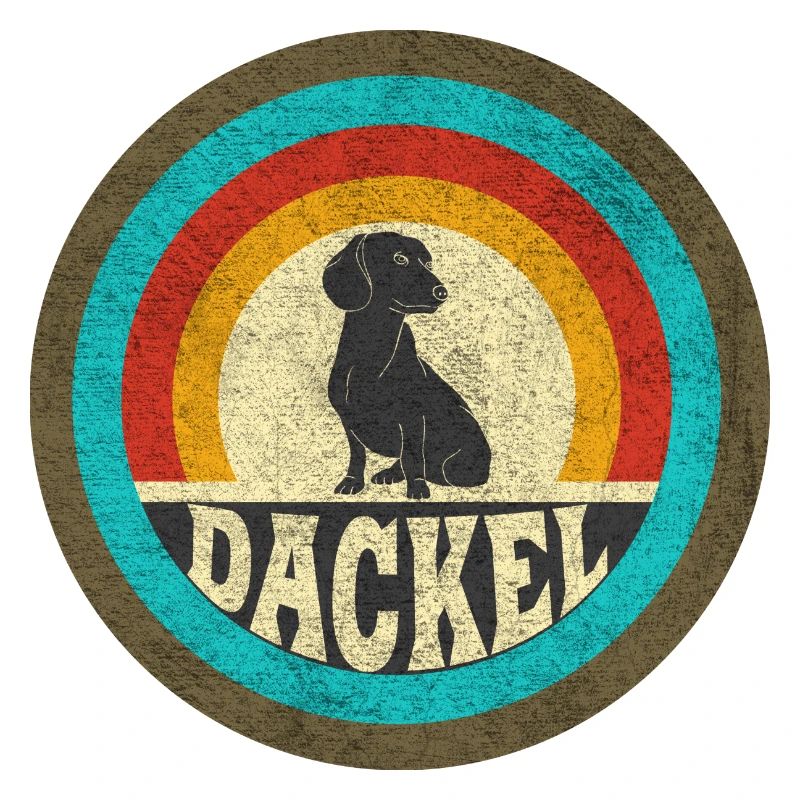 Dackel Vintage Design / Geschenkidee