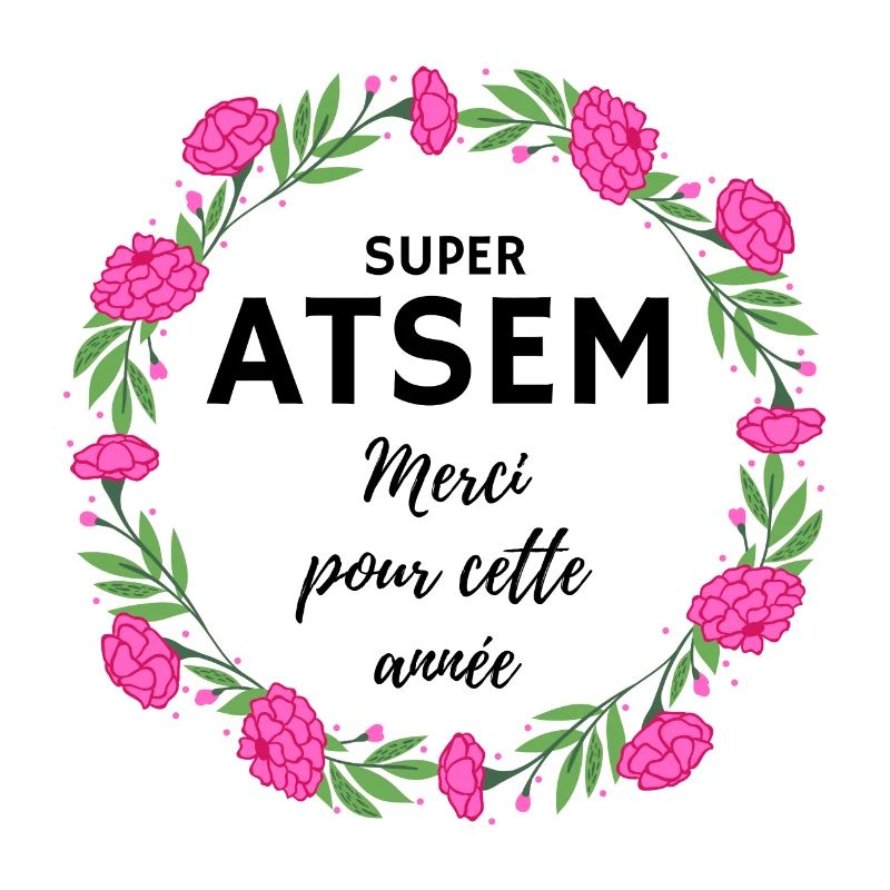 Super Atsem Merci pour cette année fleurs rose