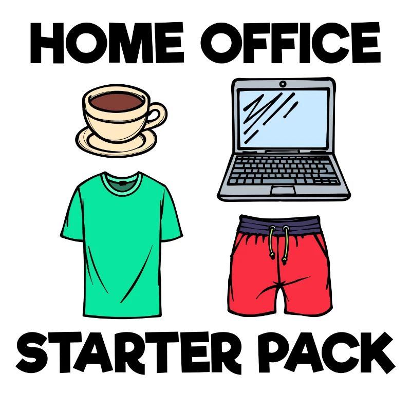 Ordinateur portable Café Emploi Home Office Déclaration Wfh