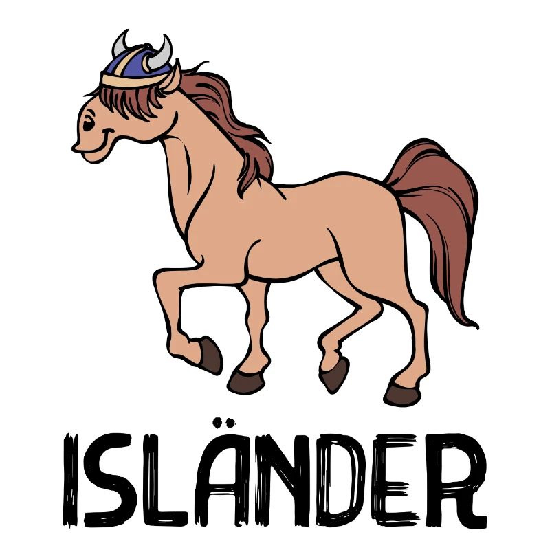 Isländer Pferdenarr Trab Islandpferde Spruch