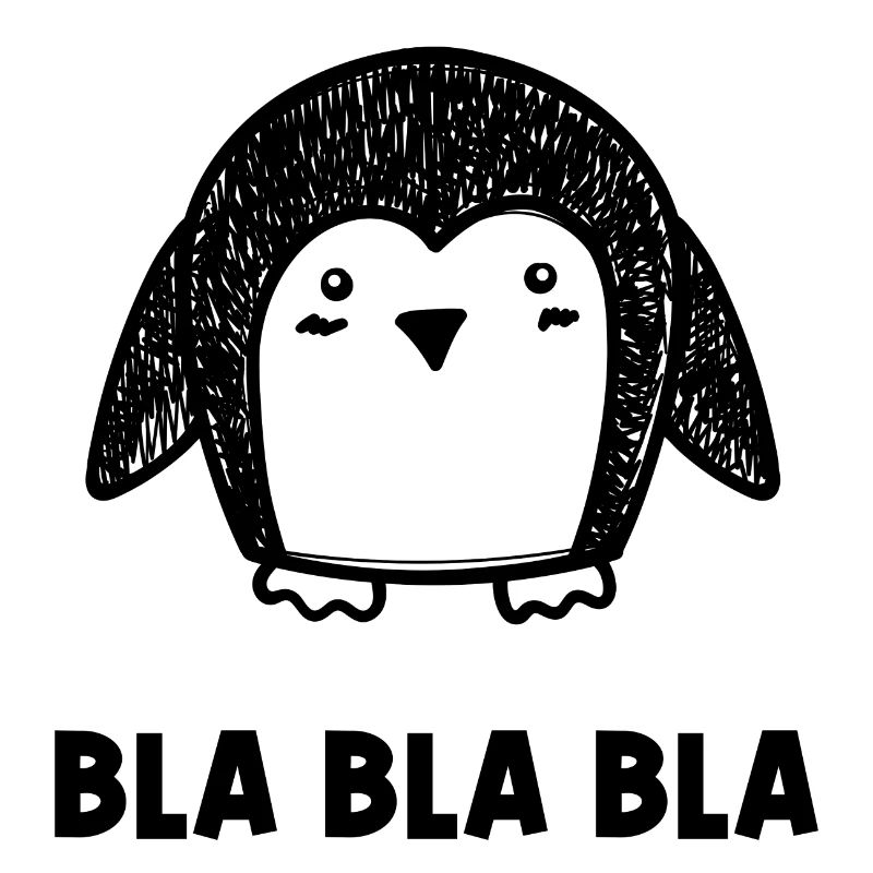 Tier Pinguin Vogel Kalt Spruch Südpol