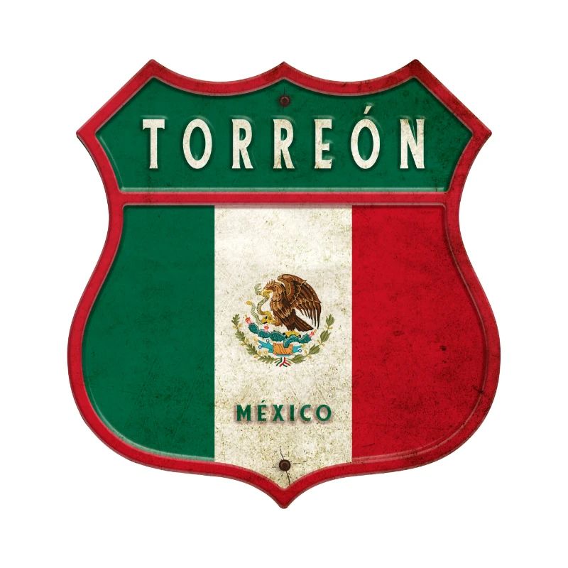 Torreón Mexiko Wappen Design