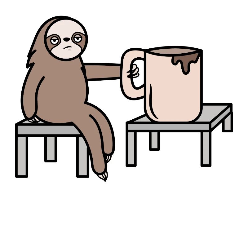 Late Riser Mammals Sloth Jungle Animal