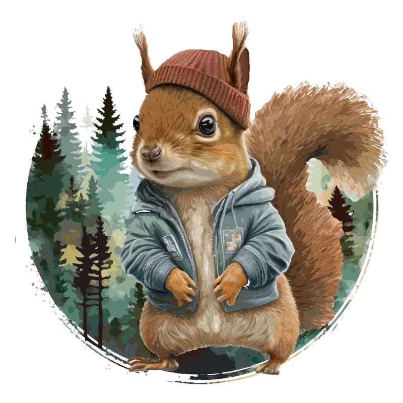 Écureuil mignon